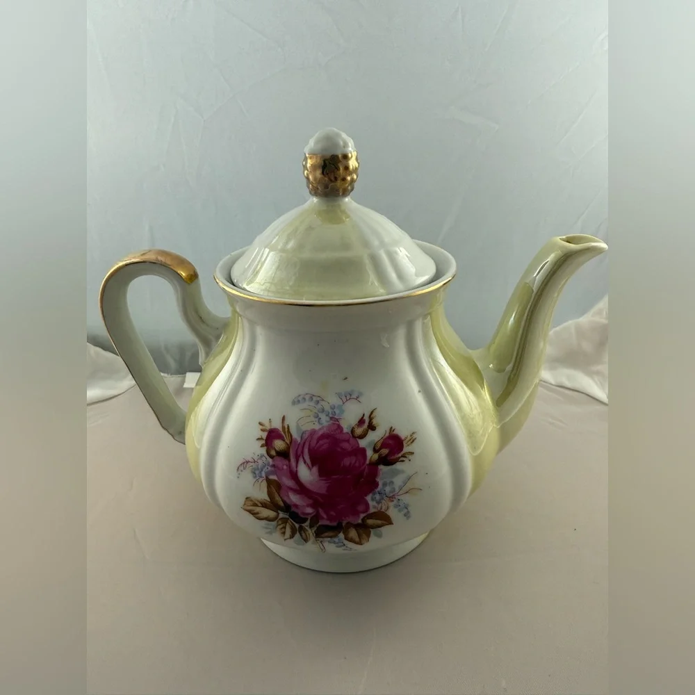 Vintage Rose Teapot by Trimont Ware